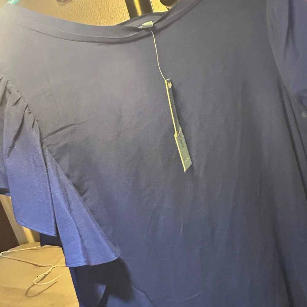 ANTONIO MELANI Blue Blouse - Picture 1 of 4